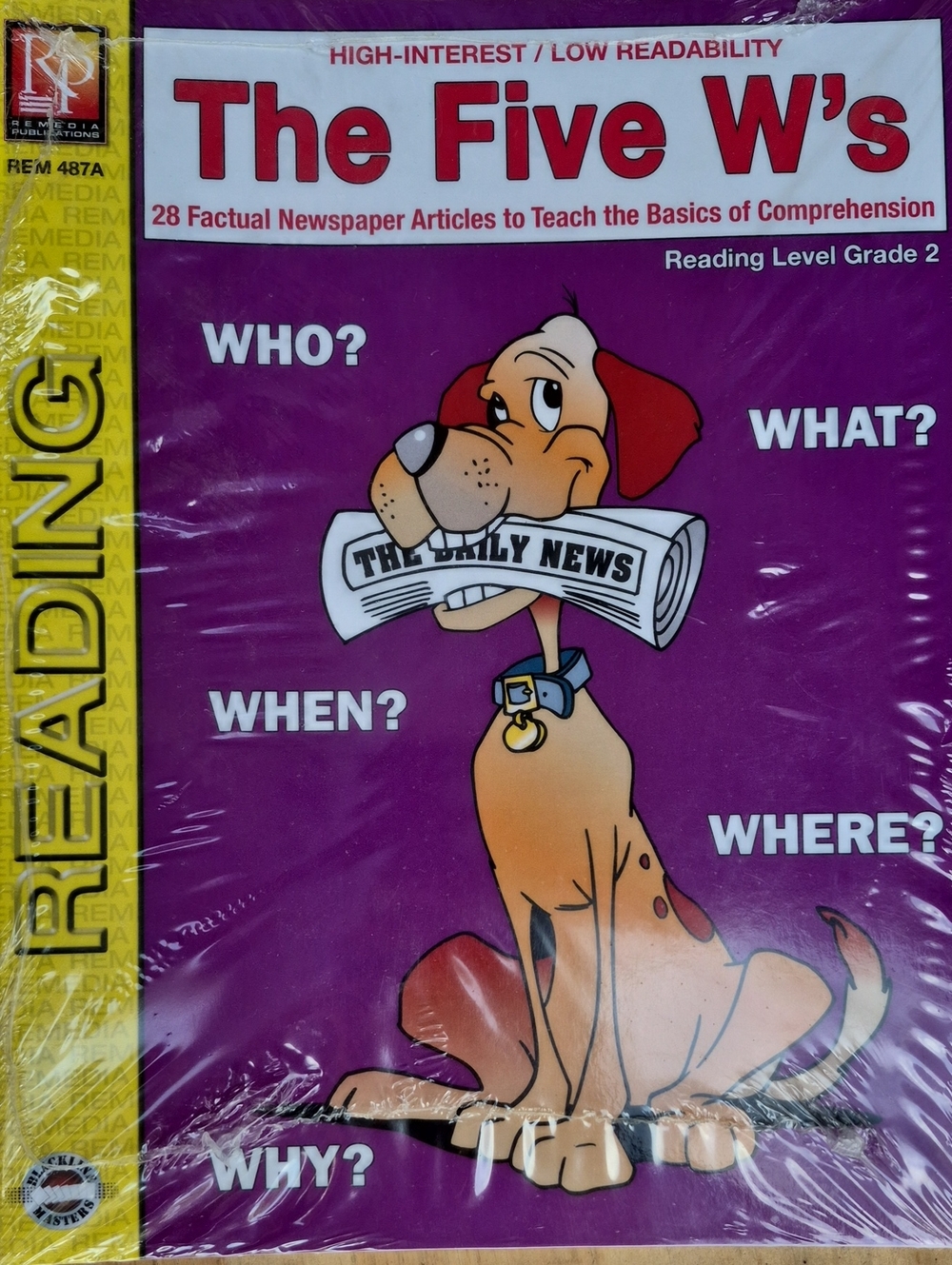 The Five W's Kids Reading Book - High-Interest Low Readability 1st-5th Grade